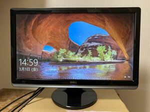 21.5型ワイド液晶モニタ DELL ST2220LB ケーブル付属 傷あり