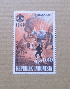 外国の切手　REPUBLIK INDONESIA　1枚