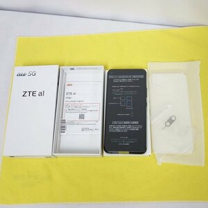 未使用 新品 SIMロック解除済み ZTE a1 5G ZTG01 ブラック au 利用制限○ インボイス可 送料無料【T04-50-0412】⑪清P