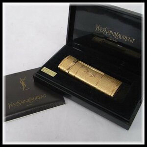 1円～ YVES SAINT LAURENT イヴサンローラン ガスライター ゴールドカラー