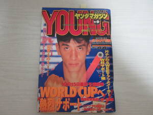 818 ヤングマガジン 1993 サッカーW杯へ/片山まさゆき/テンテン/水着/一宮里絵/沢口遥/辺見えみり/サザンアイズ/3×3EYES/高田裕三