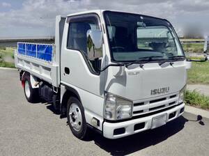 ★★★茨城県発・車検R7/3 ・ISUZU ELF ・いすず エルフ 全底床・強化ダンプ・車検R7/3・5F・ ETC ・車検付き！！すぐ乗れます！！！★★★