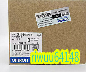 【保証付き】【送料無料】★新品！　OMRON/オムロン　 CP1E-E40SDR-A　 プログラマブルコントローラ