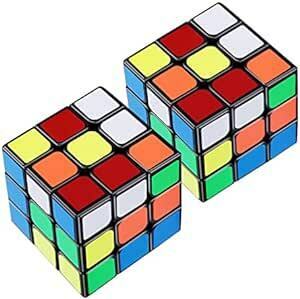 マジックキューブ XMD 競技用キューブ 2個セット 3x3 魔方 ポップ防止 脳トレ 知育玩具 Magic Cube