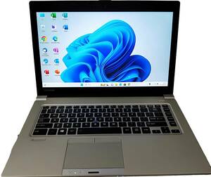 ★【驚速 TOSHIBA TECRA Z40t-B i7-5600 2.60GHz x4+8GB+SSD512GB 14インチノートPC】Win11+Office2021 Pro/HDMI/WEBカメラ■D061938