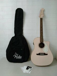Fender フェンダー California Series エレキ アコースティック ギター エレアコ Sonoran SCE Shell Pink ソフトケース付き