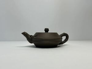 中国古美術 紫砂茶壺 煎茶道具 茶道具 急須 朱泥 朱泥急須 中国宜興 唐物 紫泥 時代品 在銘