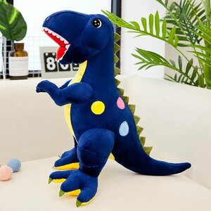おもちゃ ぬいぐるみ 恐竜 ブルー　130cm きょうりゅう 可愛い インテリア 寝そべり 動物抱き枕 癒し 子供の日 クリスマスプレゼント
