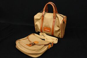 ◆バッグ66 LANCEL ボストンバッグ ショルダーバッグ 2点◆ランセル/消費税0円