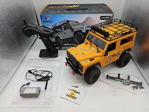 K583 DEERC ROCK Crawler MN-99S ラジコン CLASSIC MODEL D90 クラシックモデル イエロー ラジコンカー 1/12スケール 動作未確認 中古品