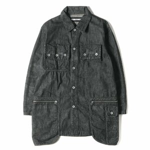 NEIGHBORHOOD ネイバーフッド ジャケット サイズ:S 21AW オーバーサイズ ワーク デニム ジャケット S.C.C. / C-JKT ブラック 黒 アウター