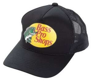 Bass Pro Shops Mesh Trucker Cap Black ブラック 黒 バスプロショップス 帽子 キャップ アウトドアベッカム David Veckham 長瀬智也 Diplo