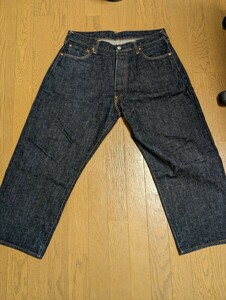 再出品 EVISU jeans エヴィスジーンズ イエローカモメペイント w36 L35 lot.2001 No.2デニム warehouse denime resolute sugarcane 