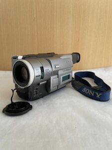ジャンク SONY ソニーDigital8 DCR-TRV735 8ミリビデオカメラ Handycam DIGITAL ZOOM 現状品