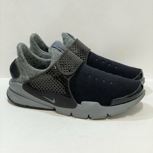 25cm NIKE SOCK DART TECH FLEECE 834669-001 ナイキ ソックダート テックフリース ブラック メンズ スニーカー VA H107013