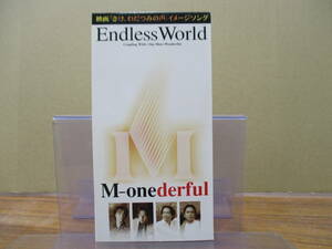 S-3389【8cm シングルCD】美盤 M-onederful / Endless World 映画「きけ、わだつみの声」/ One More Wonderful 井上武英 KENJIRO class