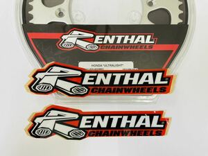 RENTHAL レンサル ステッカー デカール2枚セット モトクロス オフロード　オフ車