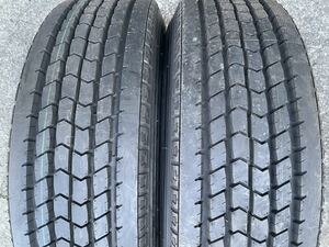 295/70R22.5 151/148J 2本 ダンロップ SP120 RS F 2021年製 低床#150