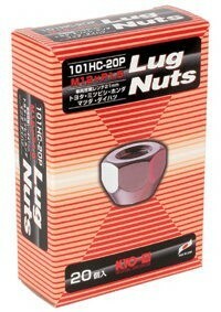 ホイールナット24個入り(貫通type)/FJクルーザー/トヨタ/M12X1.5/21mm/メッキ/1台分6H6穴車用 101hc-20p+101hc4個