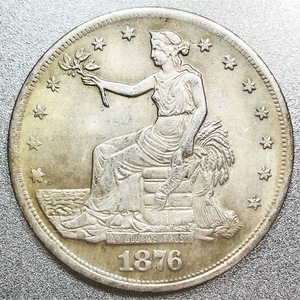 アメリカ トレードダラー 1876年 CC　レプリカコイン　貿易銀　銀貨