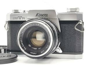 【C 難有品】KOWA SETR ボディ 50mm F1.9 レンズ コーワ 一眼レフ フイルムカメラ