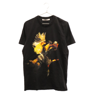 GIVENCHY ジバンシィ 15AW バードプリント半袖Tシャツカットソー ブラック 15W 7164 651