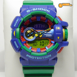 G-SHOCK 買取のGRAVITY◇GA-400-2AJF Hyper Colors(ハイパーカラーズ)ロータリースイッチモデル グリーンカラー CASIO/G-SHOCK