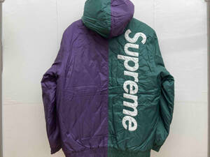 Supreme シュプリーム 15FW 2-Tone Hooded Sideline Jacket ツートンフードサイドラインジャケット ダークグリーン ビッグロゴ