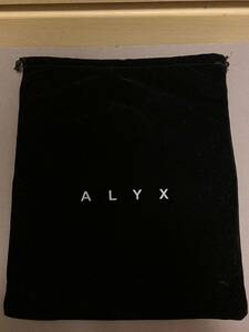 正規 1017 ALYX 9SM アリクス 付属品 小物入れ 巾着袋 保存袋 黒