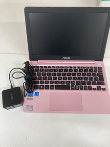 ASUS VivoBook E203NA ノートPC(ペタルピンク/11.6”(1366x768)/N3350/2.4GHz/2MB/4G/64G EMMC/802.11ac/BT4.1/Win10 Home 64B)