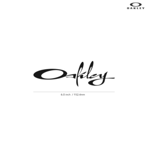 【OAKLEY】オークリー★16★ダイカットステッカー★切抜きステッカー★6.0インチ★15.2cm