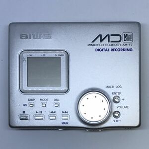 AIWA ポータブルMDプレーヤー AM-F7 シルバー