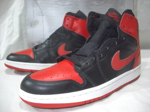 新品 DS 2001 NIKE AIR JORDAN 1 RETRO BRED US9.5 (13066-061) (M-17-12)