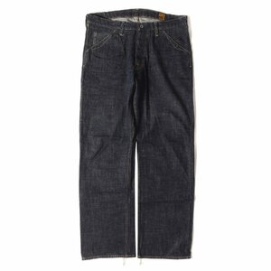 美品 TROPHY CLOTHING トロフィークロージング スタンダード ダート デニム パンツ 1605 Standard Dirt Denim インディゴ 38 日本製