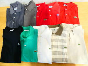 S)☆ LACOSTE CHEMISE LACOSTE ラコステ ポロシャツ Tシャツ 10点セット まとめ売り ＠100