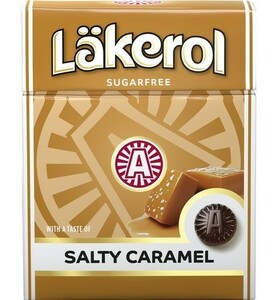 Cloetta Lakerol クロエッタ ラケロール 塩キャラメル味 48箱×25g フィンランドのお菓子です