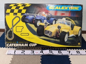 スケールエクストリック【SCALEXTRIC　CATERHAM CUP】レーシングサーキット（中古品）