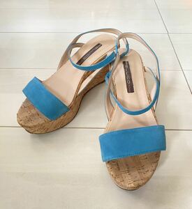 美品　PELLICO SUNNY ペリーコ ターコイズブルー　本革レザーサンダル　36 (23cm) 夏靴
