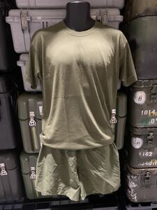 米軍 実物 放出品 極美品 DUKE トレーニング シャツ パンツ セット サイズ L アウトドア