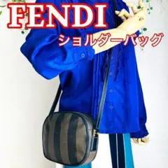 FENDI  フェンディ　ショルダーバッグ　ペカン柄　楕円型　0125