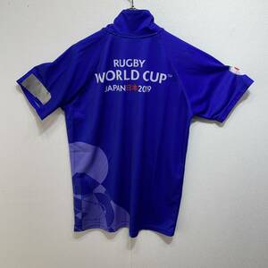 ラグビーワールドカップ　2019ポロシャツ　スポーツ　ウエア　青／ブルー　非売品　WAY CRY　　G1493