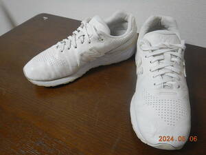 USED美品★NewBalance MRL999AH ホワイトレザースニーカー★SIZE＝27.5ｃｍ