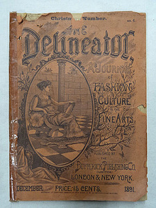 ビンテージ 希少 1891年 ヴィクトリアン ファッション カタログ レディース メンズ 雑貨 アクセサリー ハット シューズ 本 雑誌 レア P120