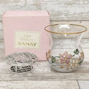 カメイガラス KAMAY フラワーベース ROMANIA IPRV-004 花瓶 インテリア