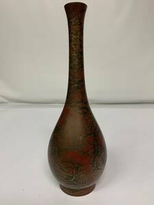 銅製 花器 花瓶①