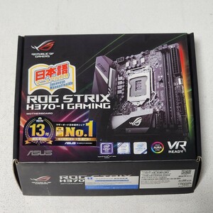 ASUS ROG STRIX H370-I GAMING IOパネル一体型 LGA1151 Mini-ITXマザーボード 第8・9世代CPU対応 最新Bios 動作確認済 PCパーツ