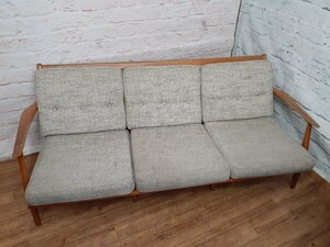 【現地引取可】 ソファ ACME Furniture アクメ ファニチャー WICKER SOFA ウィッカー 家具 3人掛け / 家財便Eランク (KSAW1000965)