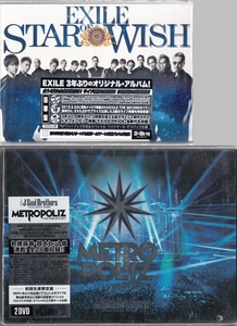 EXILE/STAR OF WISH/CD+Blu-ray Disc3枚組/三代目 J Soul Brothers LIVE TOUR 2016-2017/METROPOLIZ/DVD2枚組/セット品