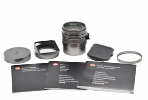 未使用品　LEICA/ライカ M-P APO-SUMMICRON-M 28ｍｍｆ2 ASPH TITAN Limited Edition #HK9983