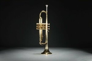 【善古堂】某有名オークション買入YAMAHA ヤマハ B管トランペット YTR-233 ケース付 金管楽器0402-18H18　